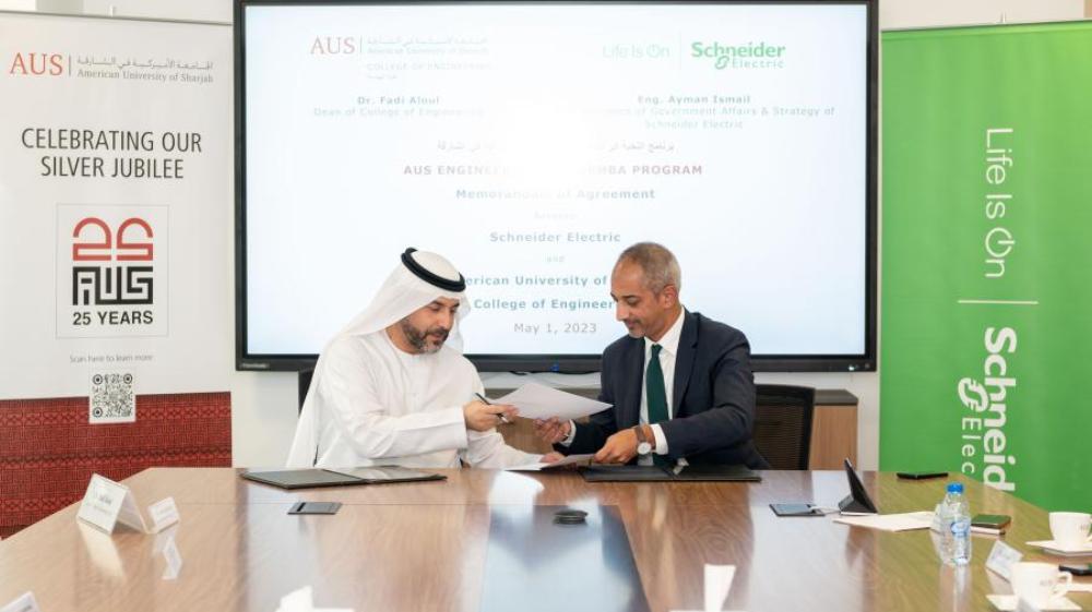 Schneider Electric joins AUS Engineering Al Nukhba Program