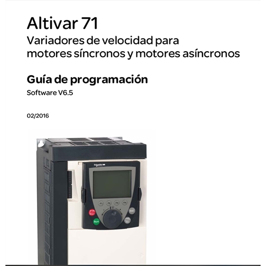 Programming guide Altivar71