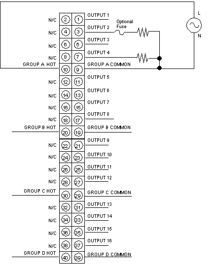 140DAO84210 - discrete output module Modicon Quantum - 16 O