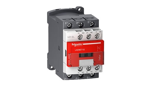 TeSys LC1D contactor 18A with safety cover red