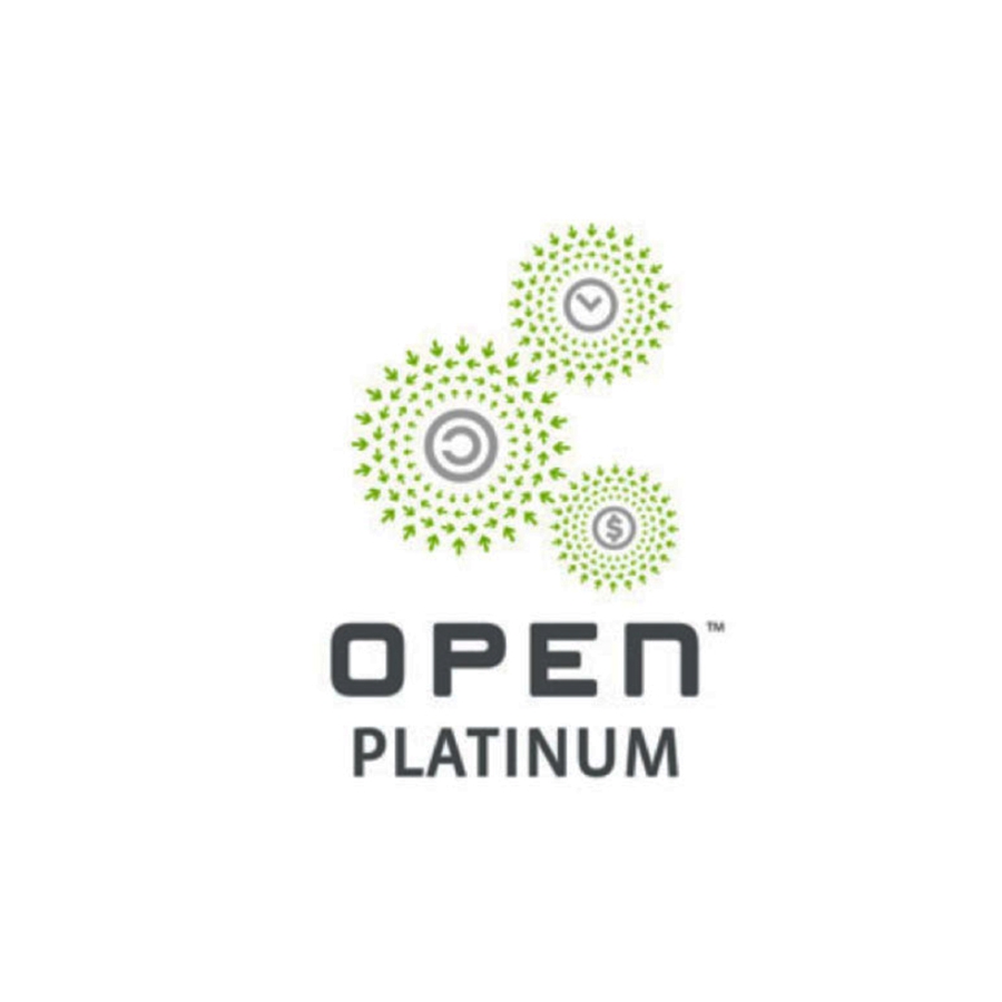 Logo representing platinum membership of Open Compute Project