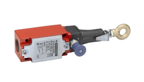 Emergency stop rope pull switch without pilot light