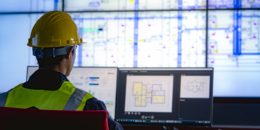 service expert analyzing electric system safety