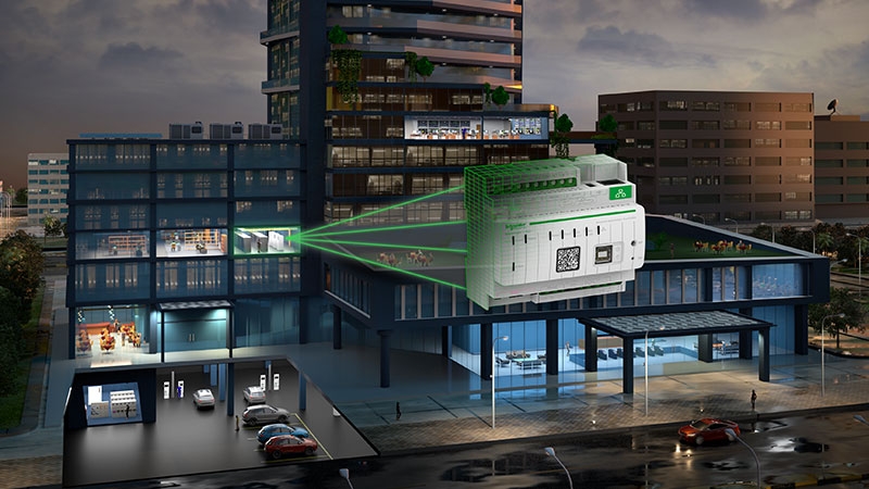 Spacelogic CBus Overview, Wave Two, images for updated brochure 998-21118910, Network Automation Controller, Application Controller cover image based on file: 998-20872631 SpaceLogic CBus GMA eBrochure cover v3