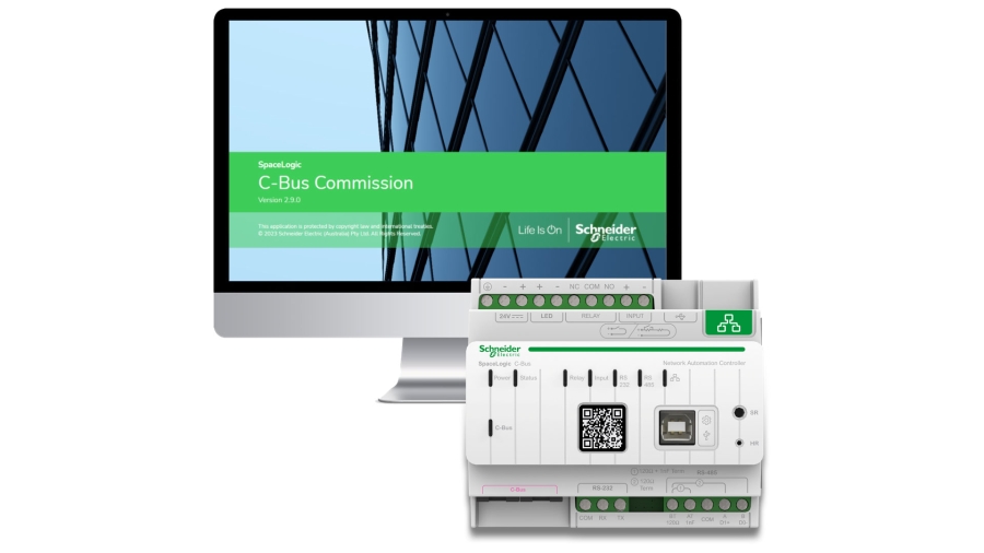 SpaceLogic C Bus Commission