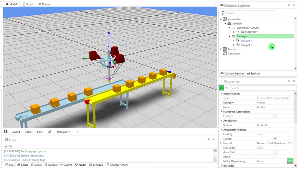 A computer screen shot of a machine