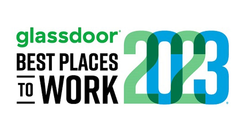 Award logo for Glassdoor Best Places to Work 2023