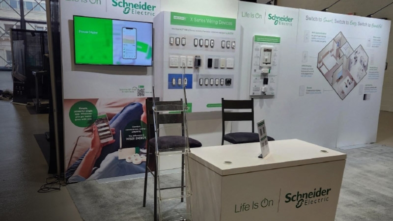 Booth of Schneider electric event