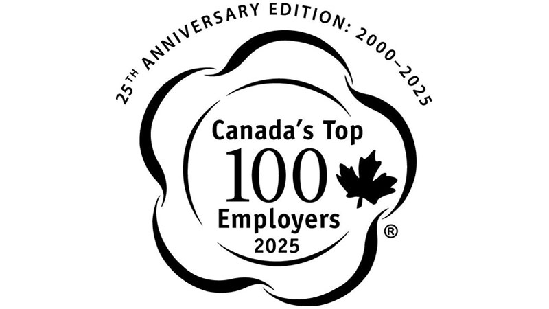 Canadas Top 100 Employers 2025 award