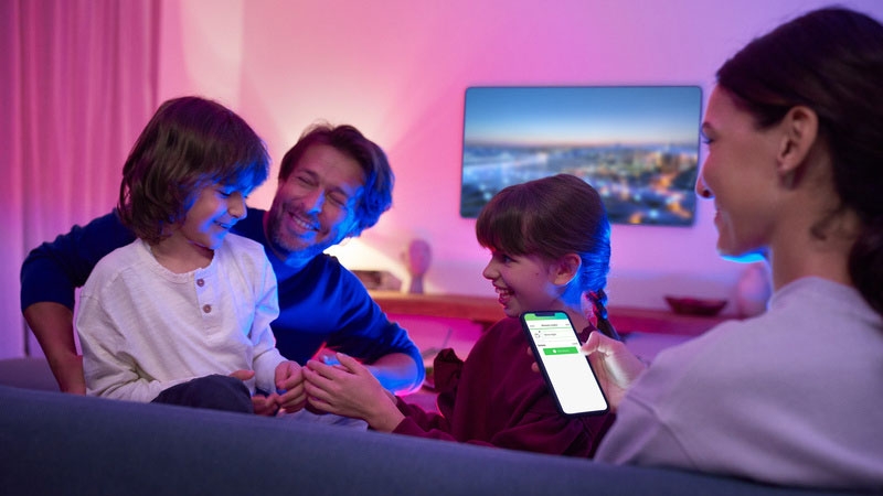 Family in Smart home