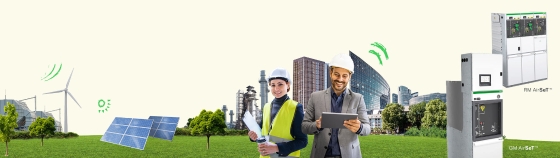  yellow bakroung, two people and products