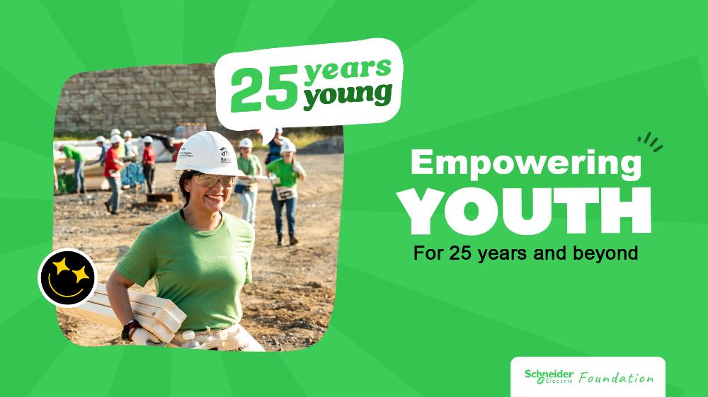 Schneider Electric Foundation wird 25 Jahre und startet die “25 Years Young” Kampagne auch in der DACH-Zone