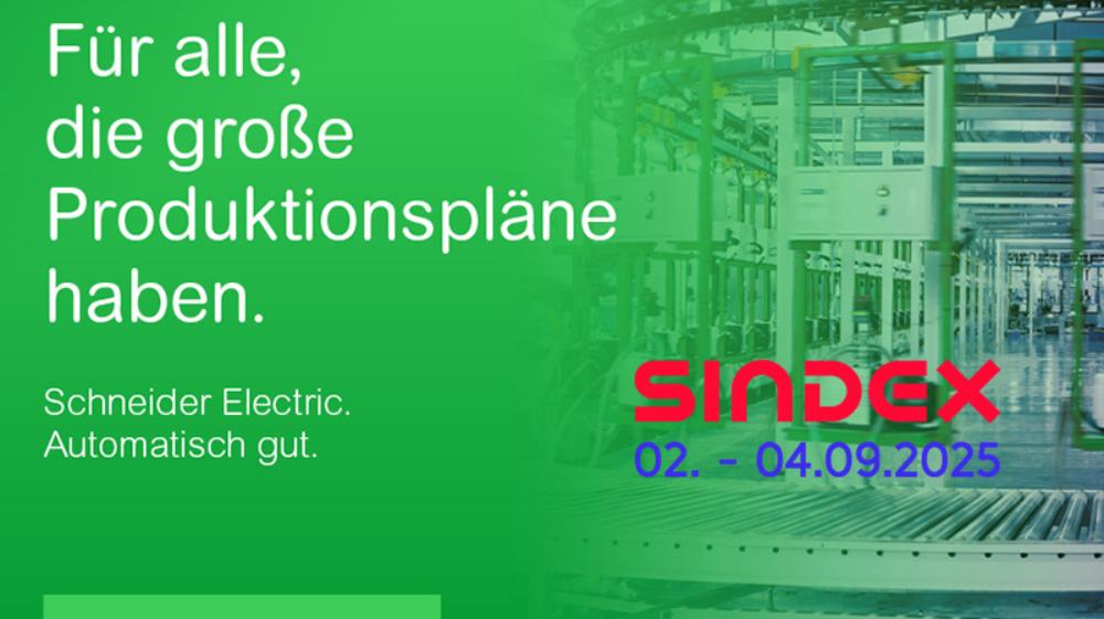 SINDEX 2025 in Bern – Für alle, die große Produktionspläne haben, stellt Schneider Electric wegweisende Innovationen vor, welche Automatisierung neu definieren