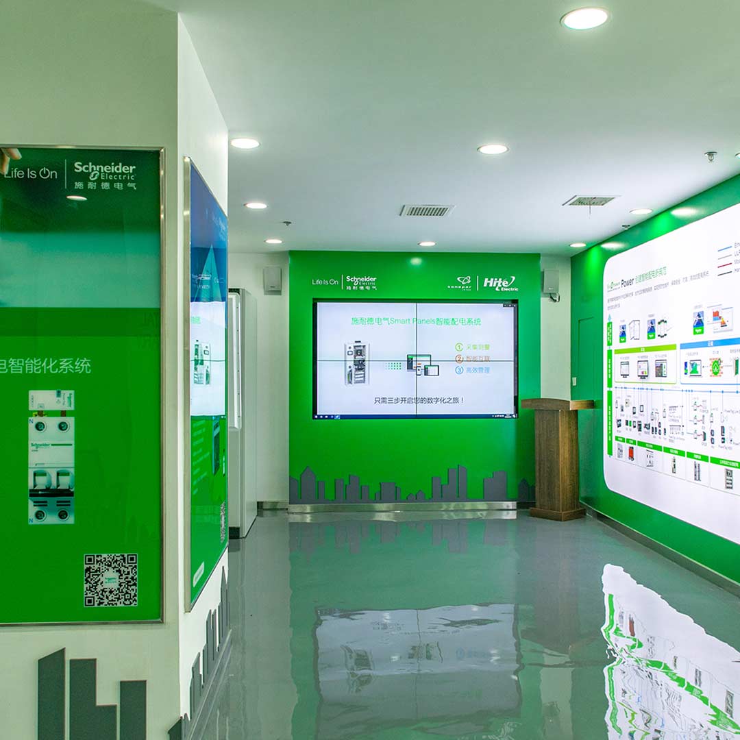 Interior of a Schneider Experience zone