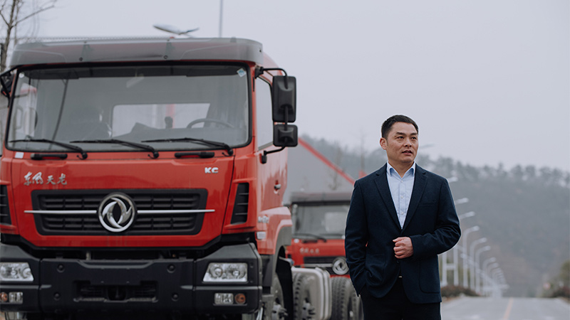 Men with heavy load Vehicle