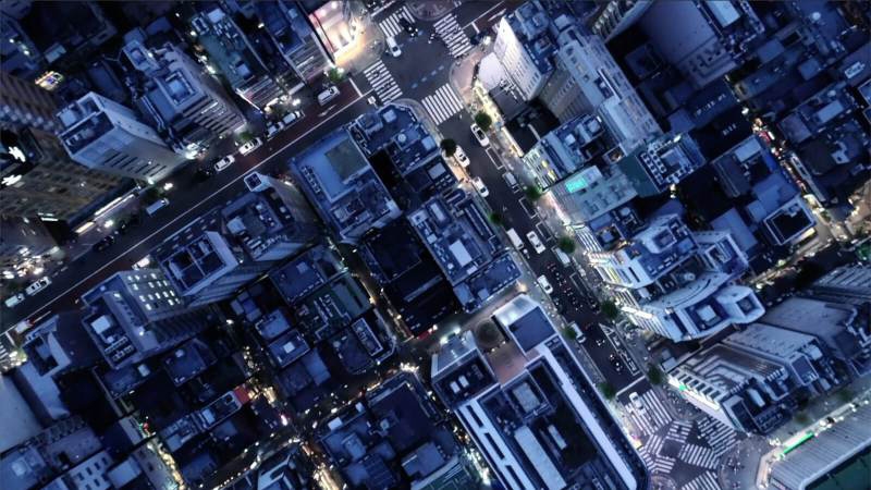 a city view