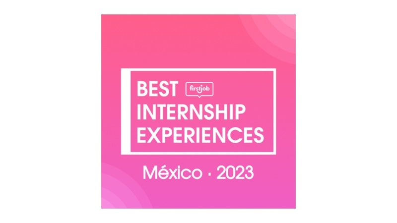 Recognition for best internship experience