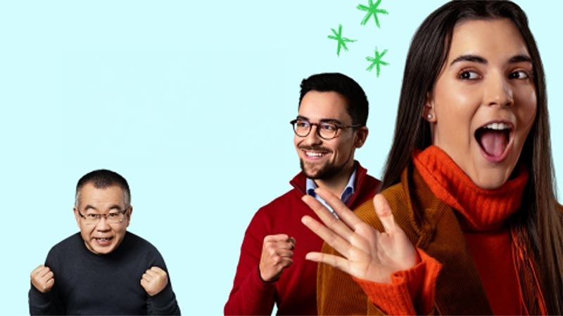 A group of people posing for the camera