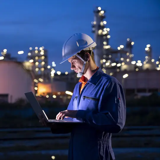Oil and gas plant