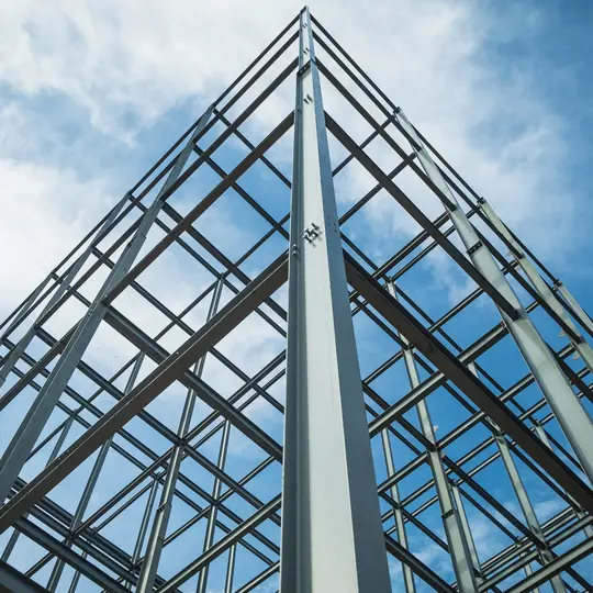 Building structures made of steel