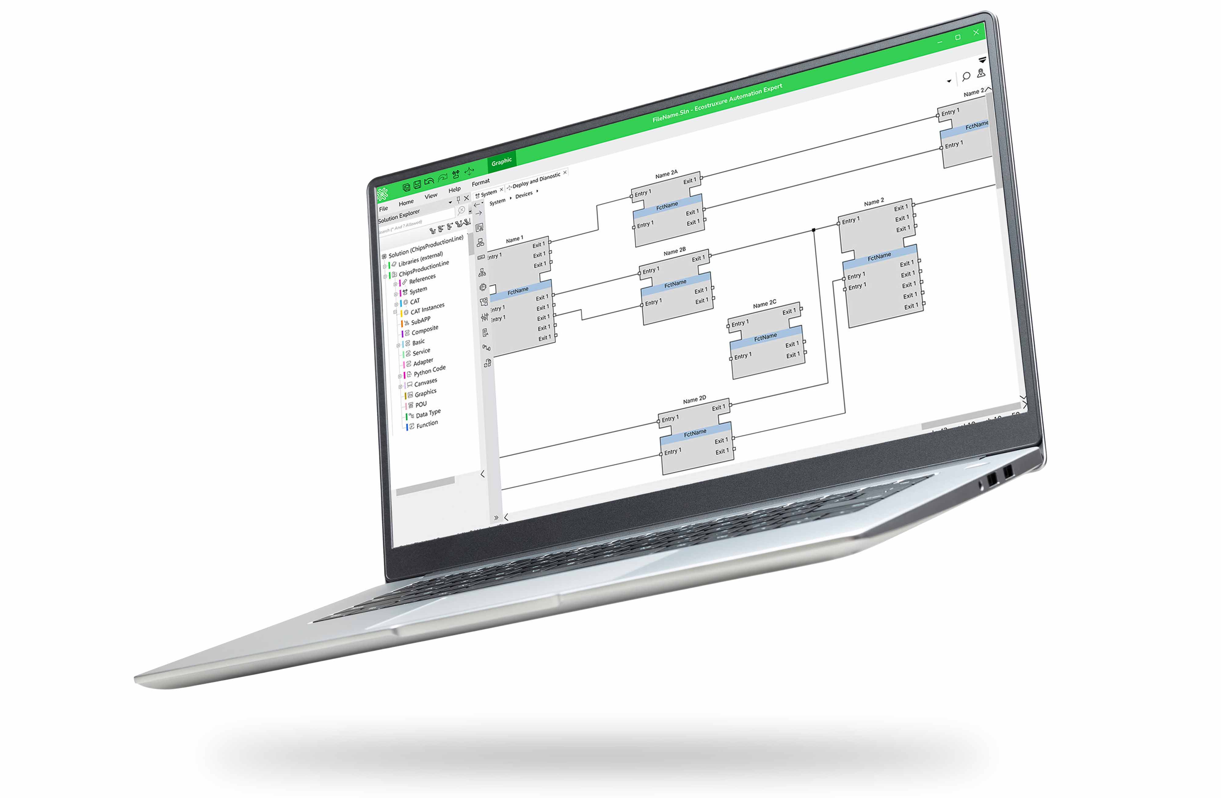Laptop-Bildschirm
