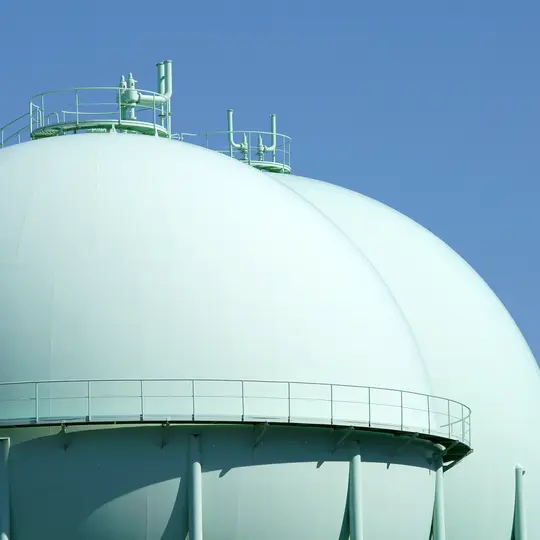 Sphere gas tanks