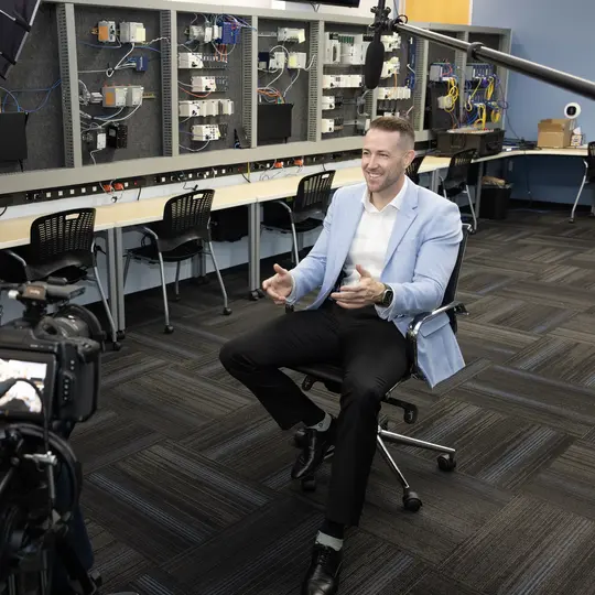 Interview photo of Luke Stephenson CEO of Enterprise Automation