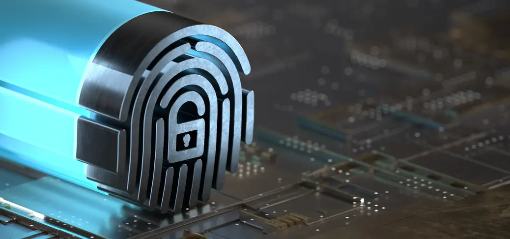 fingerprint lock icon