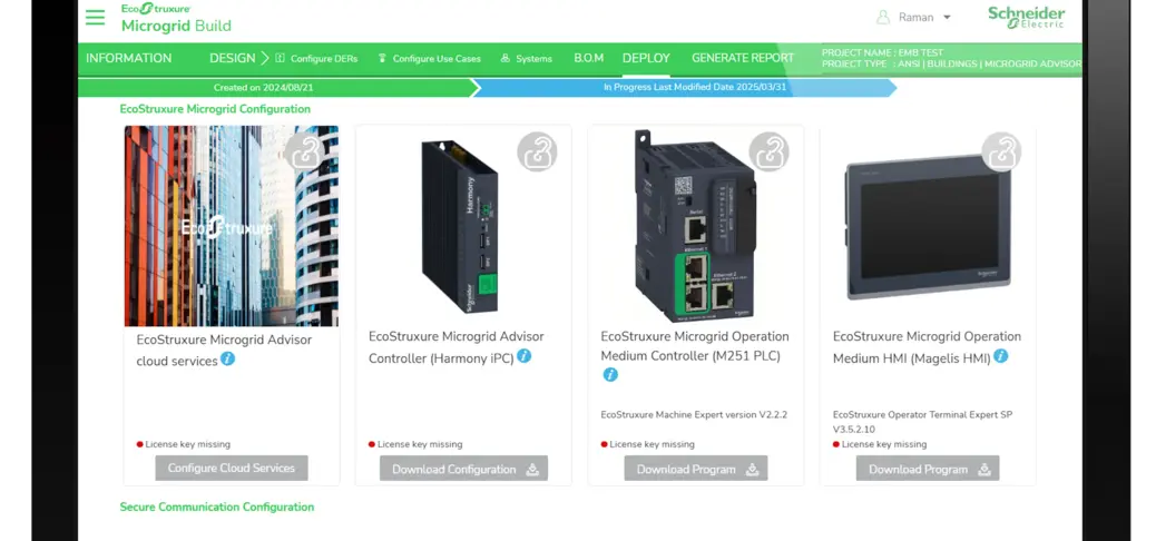 EcoStruxure™ Microgrid Flex