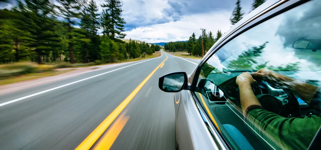 Road trip on the lonely roads