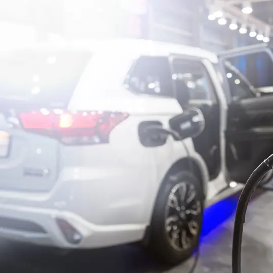 Auto wird geladen