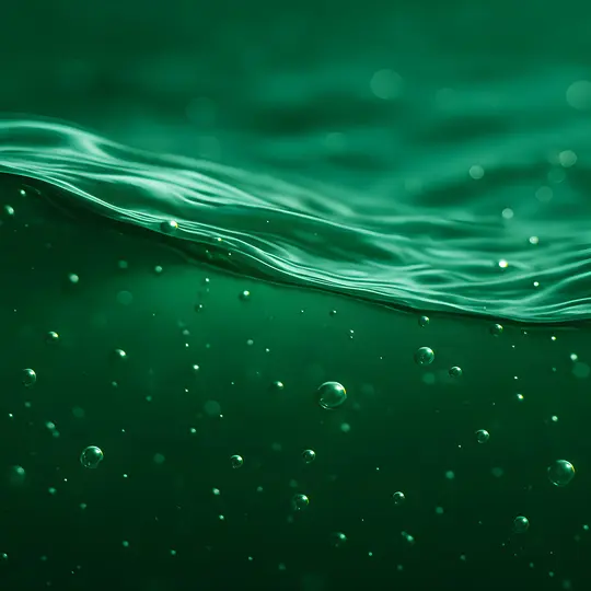 Green drops graphic