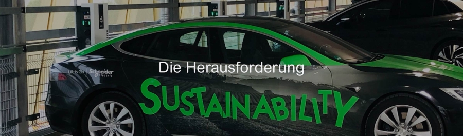 Sustainability Schneider Electric GmbH Tesla with EV Link charger