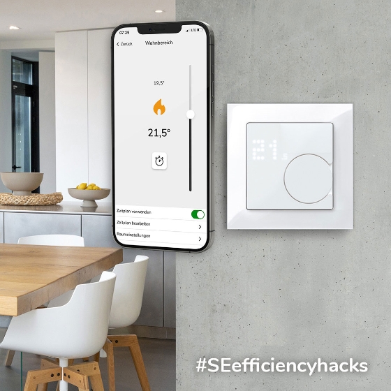 switch on a wall - Phone showing 