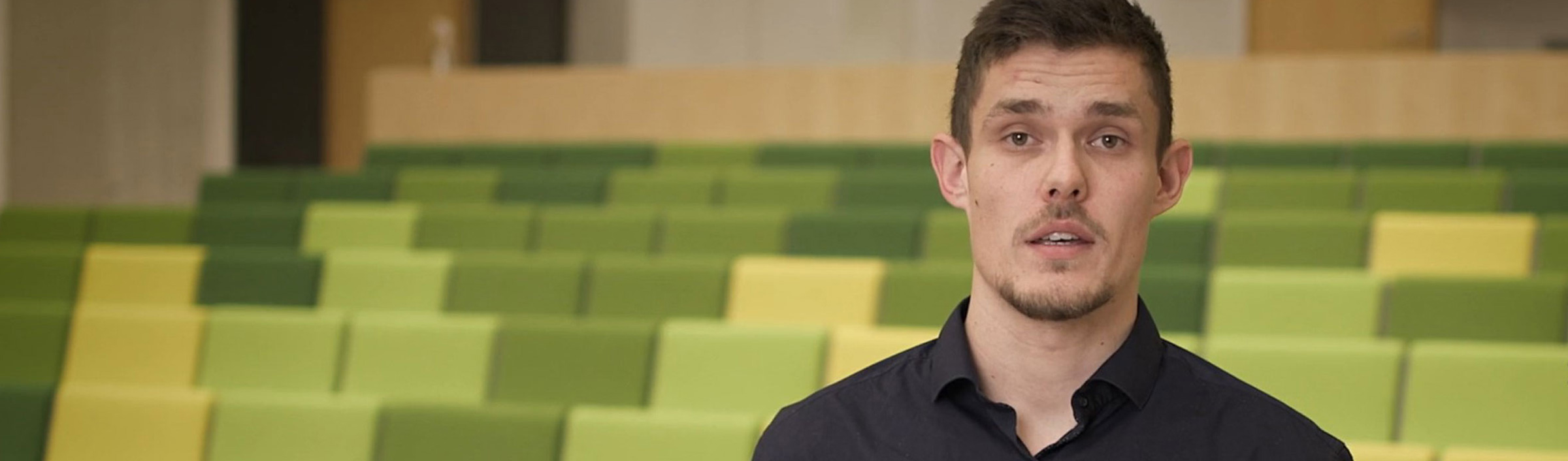 A man explaining about the Facility Expert in a How-to-video
