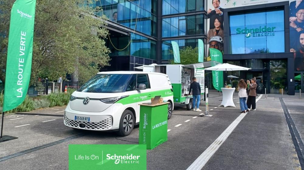 Schneider Electric repart en tournée avec la 2ème édition de la Route Verte pour informer et former les professionnels