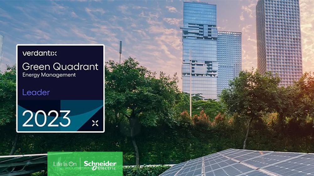 Schneider Electric recognized as a leader in energy management software by independent research firm