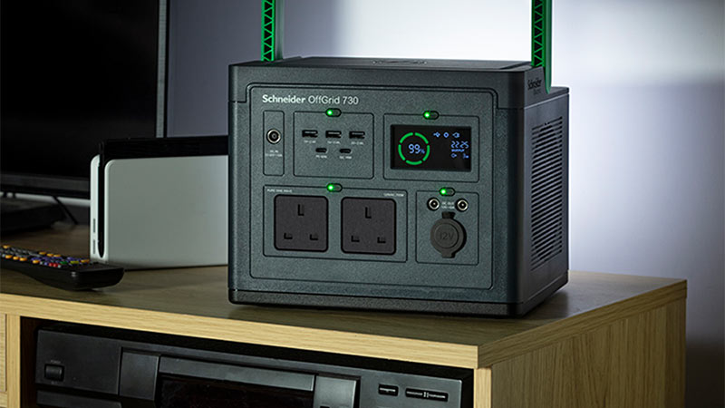 A device is on the table