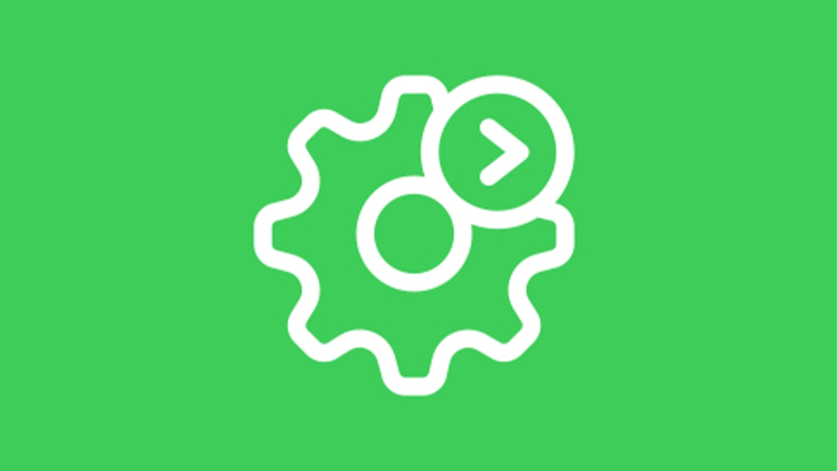 Gear icon representing efficiency and resiliency  