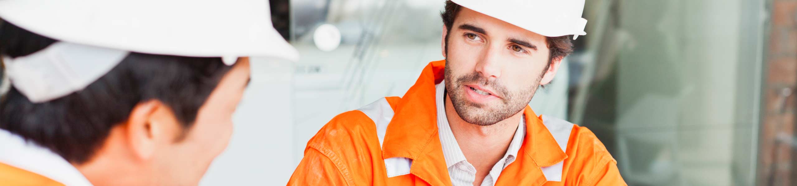 Workers Businessmen Reading Blueprints, field automation