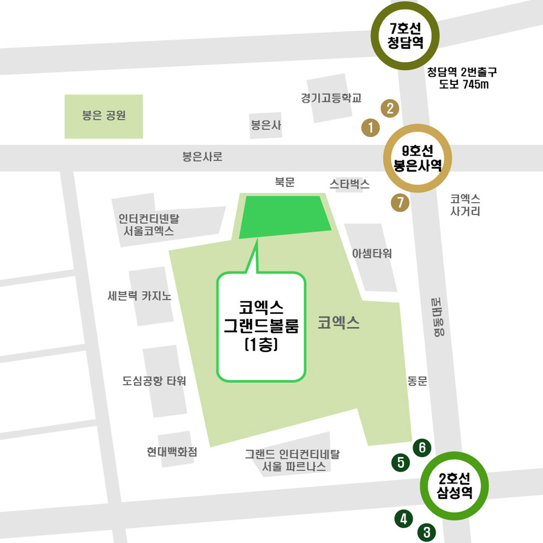 Map for innovation summit 2023
