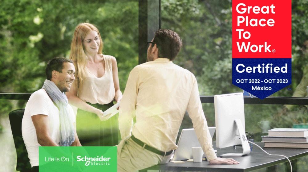 Schneider Electric reconocido como un Gran Lugar para Trabajar en México