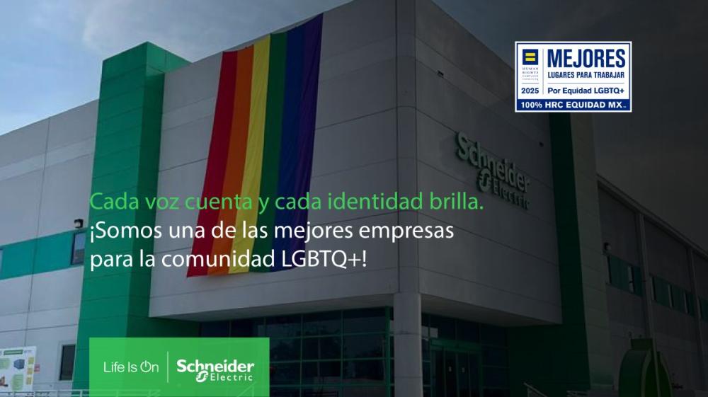 Schneider Electric uno de los Mejores Lugares para Trabajar para la comunidad LGBTQ+ en 2025