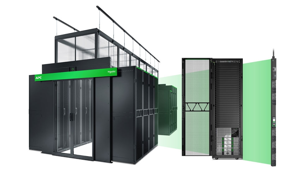 NetShelter Aisle Containment boost cooling