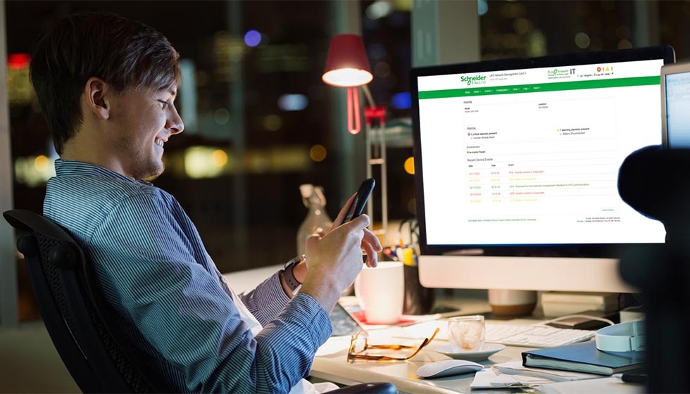 A person looking at a computer screen