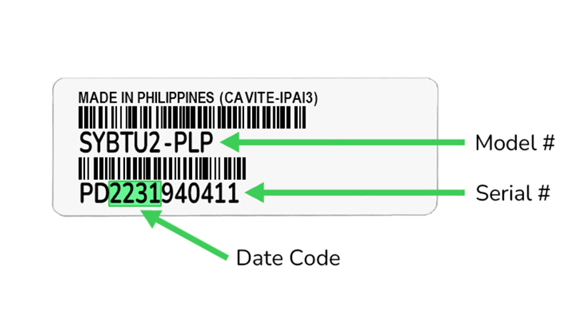SYBTU2 PLP Product label