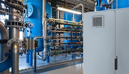 A machine in a factory