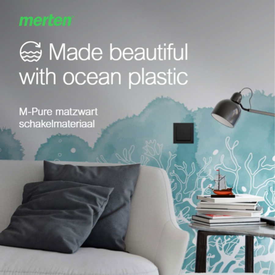 Made beautiful with ocean plastic