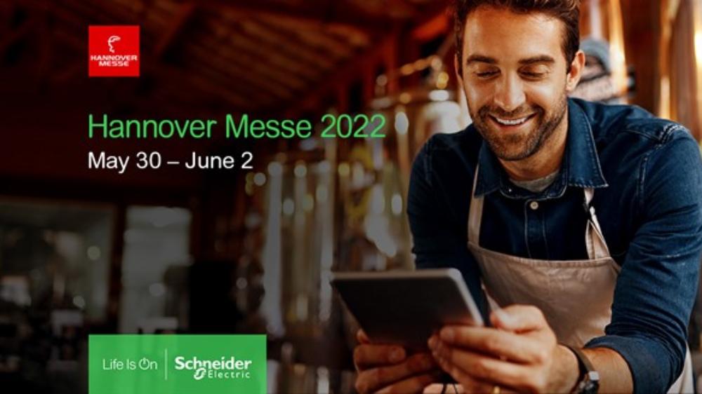 Schneider Electric versnelt de weg naar volgende generatie duurzame industrie op Hannover Messe 2022