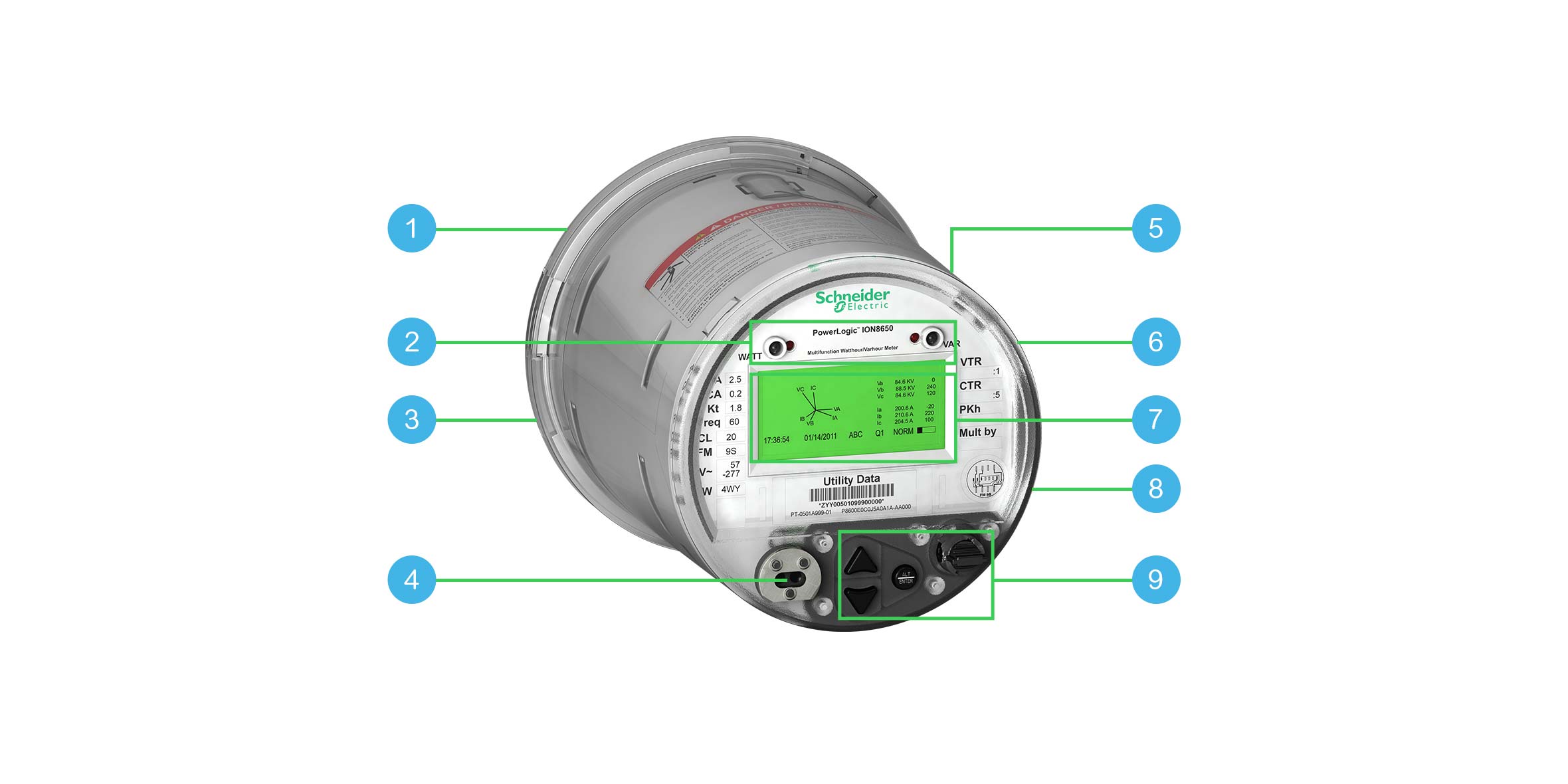 A close-up of a device